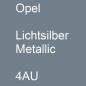 Preview: Opel, Lichtsilber Metallic, 4AU.